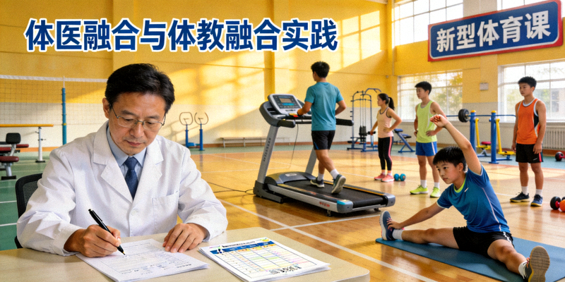体医融合与体教融合实践 - 医生开具运动处方，学生在新型体育课上锻炼