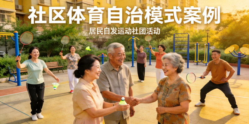 社区体育自治模式案例 - 社区居民自发组织的运动社团在进行活动
