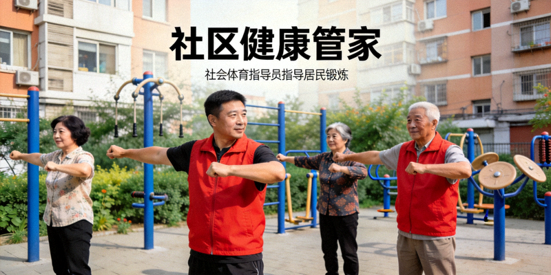 北京朝阳区“社区健康管家”项目 - 社会体育指导员指导居民锻炼