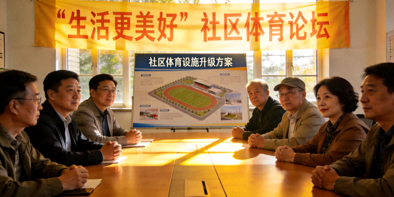 ‘生活更美好’社区体育论坛现场 - 专家与居民共议设施升级方案