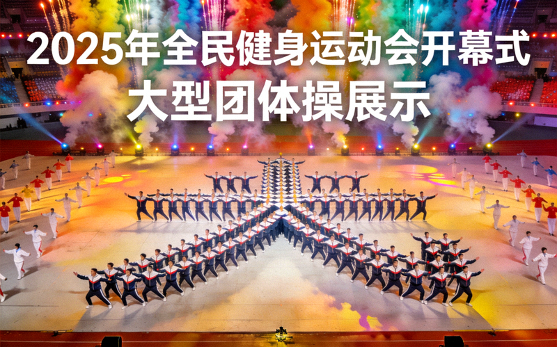 2025年全民健身运动会开幕式表演 - 大型团体操展示