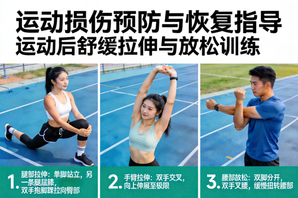 运动损伤预防与恢复指导 - 运动后进行舒缓拉伸与放松训练